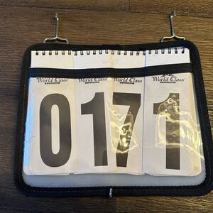 Horse Tack - SINGLE World Class Equine Show Winning Numbers